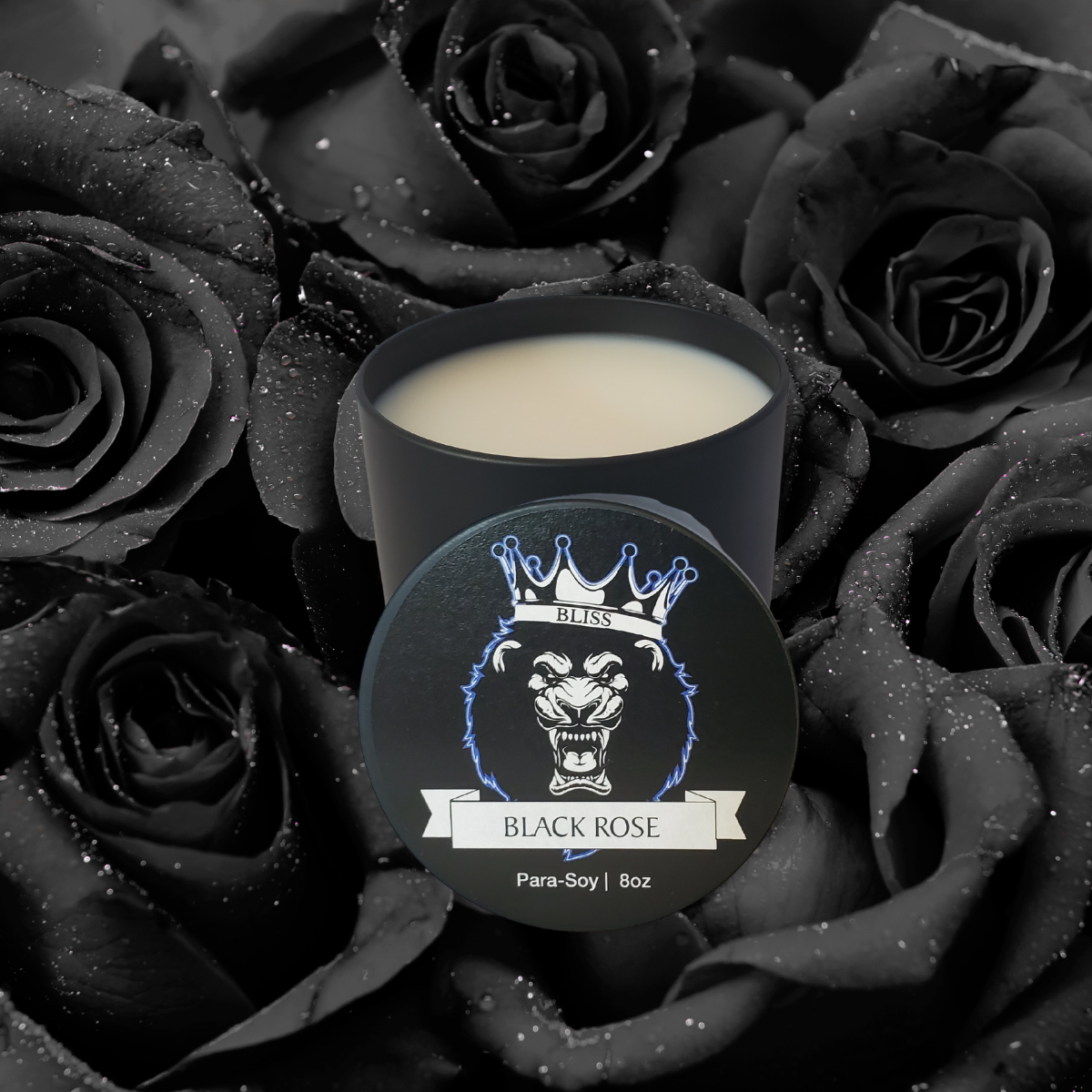 Flameless Candle - Black Rose
