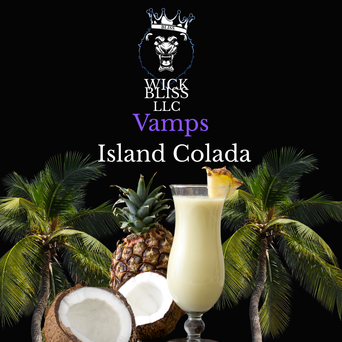 Car Air Freshener (Single-Pack) - Vamps Island Colada