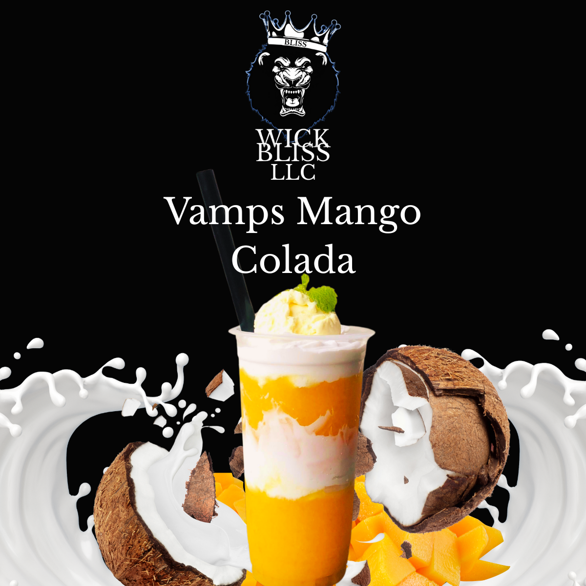 Flameless Candle - Vamps Mango Colada